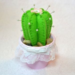 Handmade Cactus Pincushion